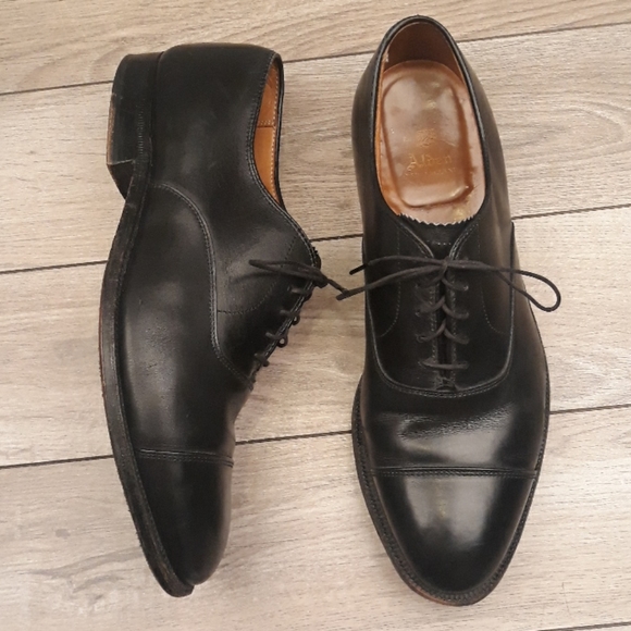 Alden Other - ALDEN Black Cap Toe Oxfords 10 B/D Mens Shoes
